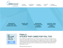 Tablet Screenshot of elderwoodcareers.com
